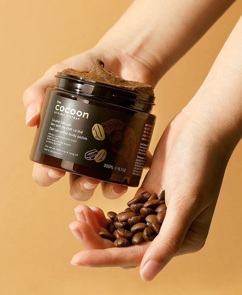 Tẩy Da Chết Toàn Thân Cocoon Cà Phê Đắk Lắk 200ml Dak Lak Coffee Body Polish