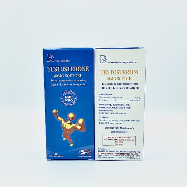 Testosterone 40mg Softgel