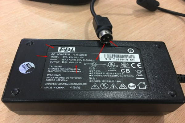 Adapter 24V 2.5A Original FDL PRL0602U-24 For Printer Thermal POS Epson ...