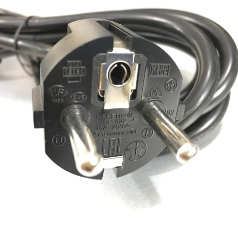 Dây Nguồn I-SHENG SP-022 IS-034 Chuẩn 2 Chân Đầu Tròn AC Power Cord ...