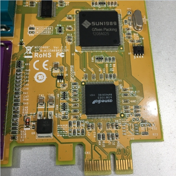 Card Mở Rộng Cổng PCI Express to 1 Port SERIAL PORT + PARALLEL Chính ...