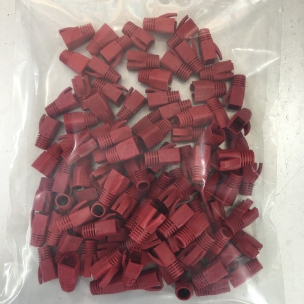 Đầu Bọc Mạng Plug Boot UTP CAT6A/7/8 Boot Color RJ45 RED Max Cable OD 7 ...