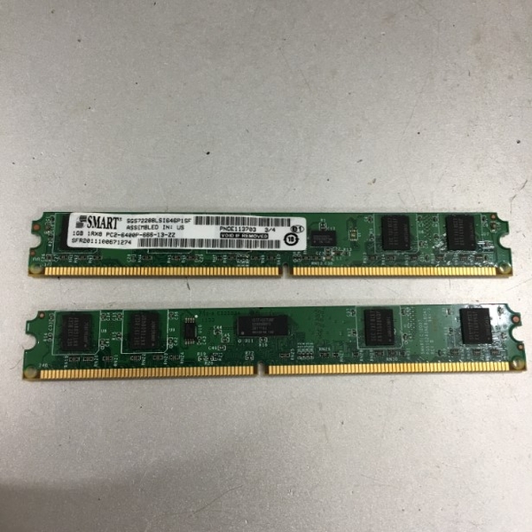 Ram M y Ch SMART 1GB 1RX8 PC2 6400P 666 13 ZZ DDR2 800MHz ECC 