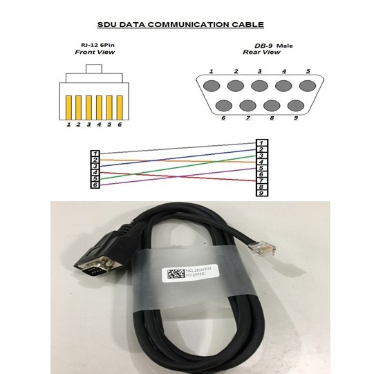 Cáp Kết Nối Truyền Thông EST3 SDU lost Communication Cable RS232 DB9 ...
