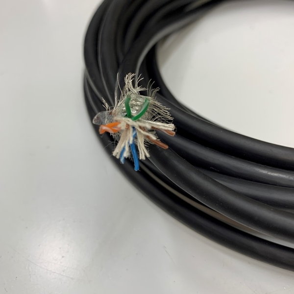 Cáp 10M 33ft M12 8 Pole A-Code Male to 8 Core Open End Cable E211405 VW ...