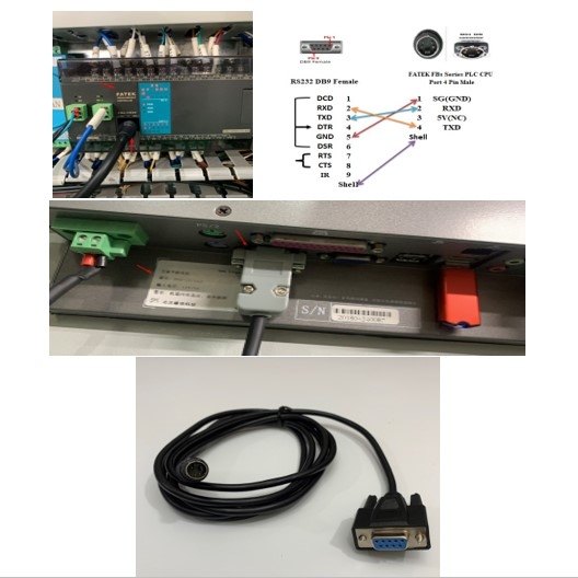 Cáp Lập Trình FBs-232P0-9F-150 Dài 1.5M Kết Nối PLC FATEK FBs-CB55 Với ...