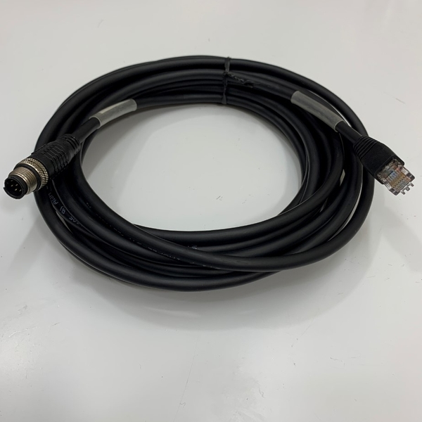 Cáp M12EN-M8SR-6M MCR3 Lan M12 A-Code 8 Pin Male to RJ45 Ethernet Cable ...