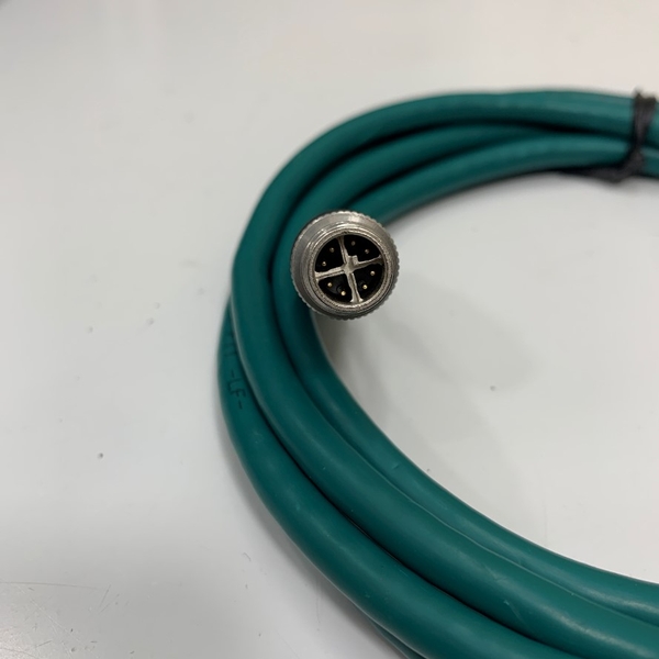 Cáp Cognex M12 X-Coded 8 Pin Male to 8 Core Open End Cable Dài 2M 6.5ft ...