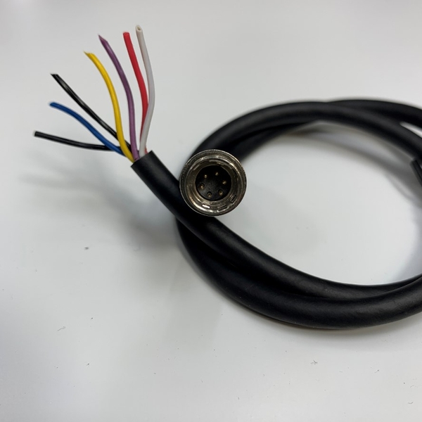Cáp 0.5M 1.6ft I/O & Power Cable Connector Hirose HR10-7P-6P(73) 6 Pin ...