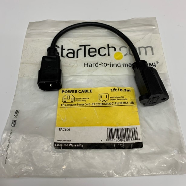 Cáp Chuyển Nguồn UPS PDU PAC100 AC Power Cord NEMA 5-15R to IEC320 C14 ...