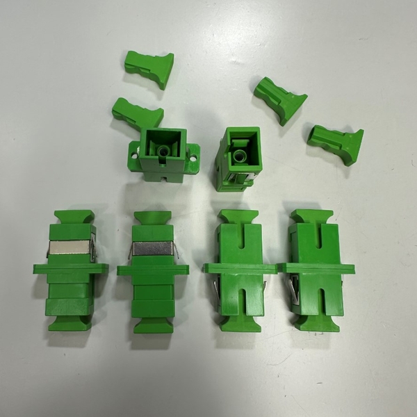 Coupler SC/APC to SC/APC Simplex Fiber Optic Standard Blue Simplex ...