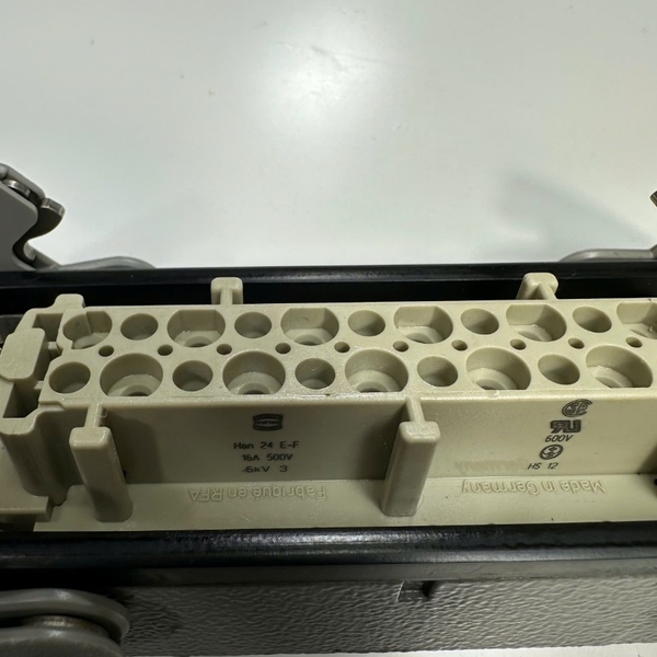 Đầu Nối Điện Công Nghiệp Jack HARTING Han 24 E-F Connector HDC 24 Pin ...