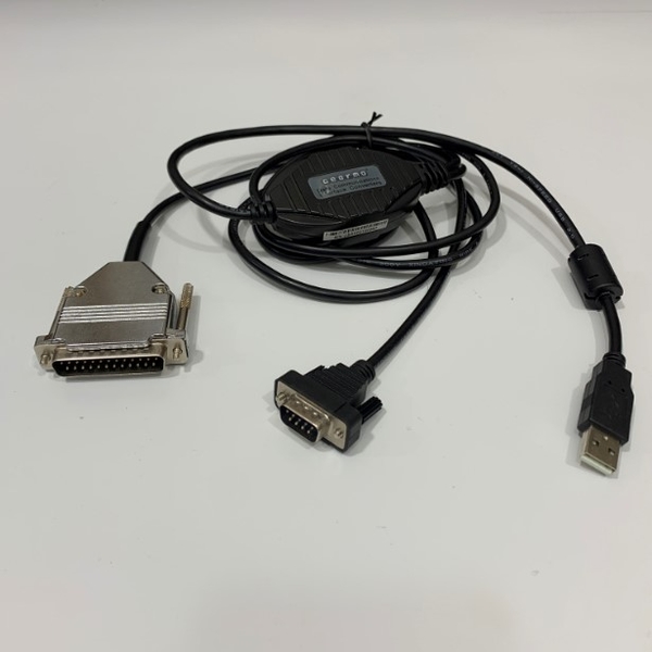 Cáp USB to DB25 Male + DB9 Male CNC DNC FTDI Cable Software RS232 Dài 1 ...