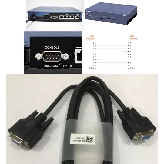 Cáp Điều Khiển Console Yamaha Routers RTX810 to PC Serial Cable Cross ...
