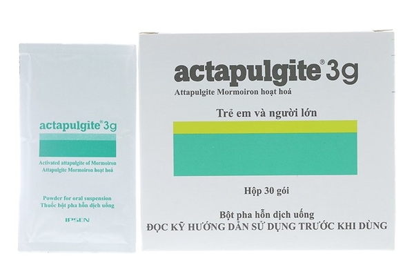 Thuốc trị tiêu chảy, chướng bụng Actapulgite 3g