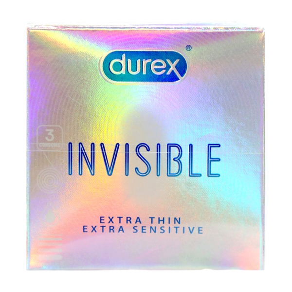 Bao cao su Durex Invisible (3 cái/hộp)