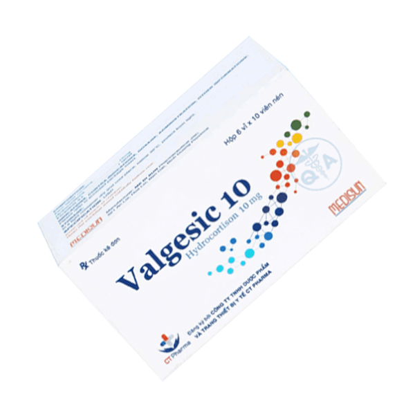 VALGESIC 10MG MEDISUN 6 VỈ X 10 VIÊN - TĂNG SẢN LƯỢNG THẬN Ở TRẺ