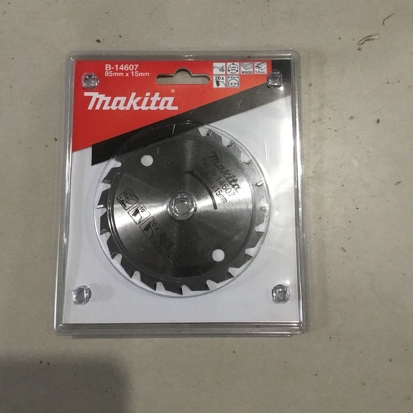 Đĩa cưa gỗ lưỡi hợp kim 20 răng 85x15mm Makita B-14607