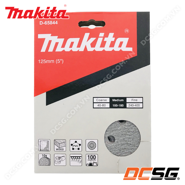 Giấy chà nhám 8 lỗ (10 Cái/bộ) Makita