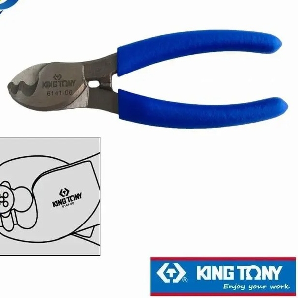 Kìm cắt cáp điện dài 150mm Kingtony 6141-06C
