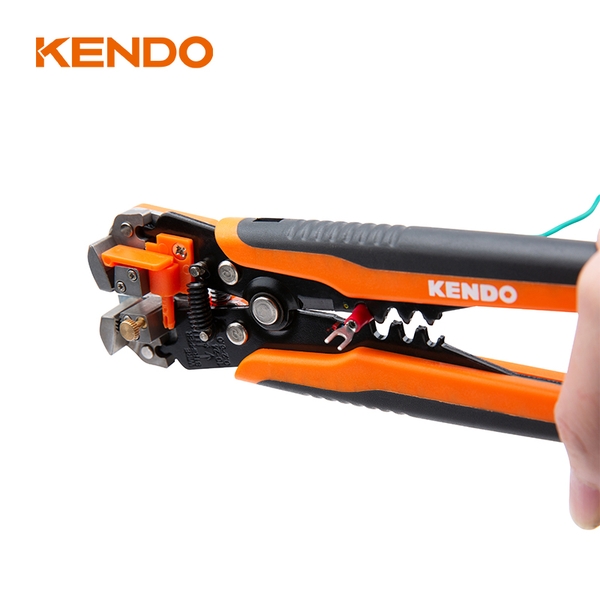 Kìm tuốt dây điện đa năng 0.2-6mm kích thước 8 inch 200mm Kendo - 11721