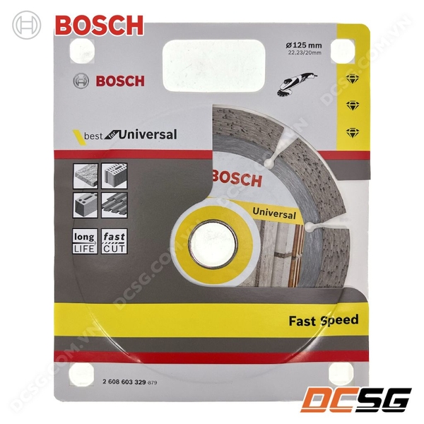 Đĩa cắt kim cương Best for Universal 125-150mm Bosch