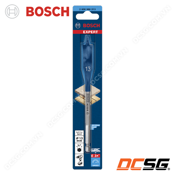 Mũi khoét gỗ đuôi cá SelfCut 17x152mm Bosch 2608595488