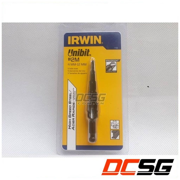 Mũi khoan bậc 4-12mm IRWIN Unibit 11102