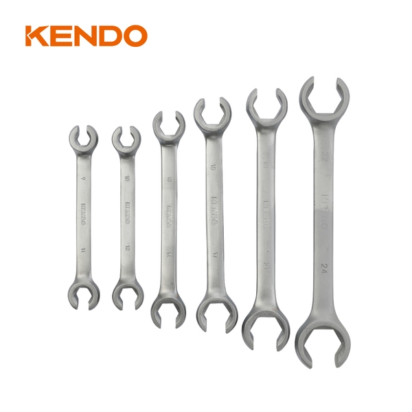 Bộ cờ lê mở ốc dầu bằng thép CrV 6 cái Kendo - 15340