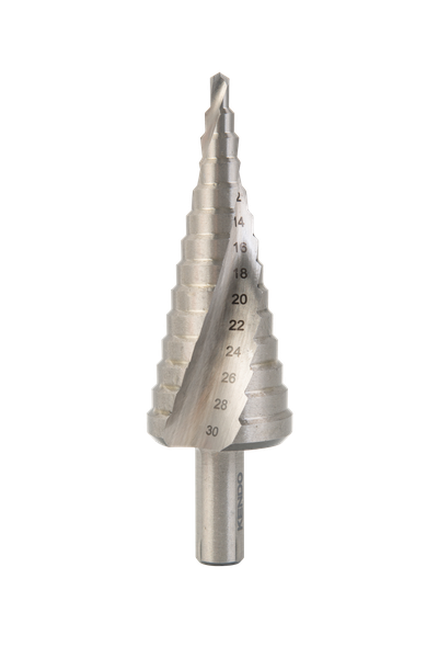 Mũi khoan bước rãnh xoắn 4-30 x 10 x 100mm bằng HSS M2 - 19153012 Kendo