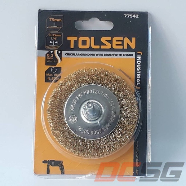 Bánh cước công nghiệp 75mm Tolsen 77542