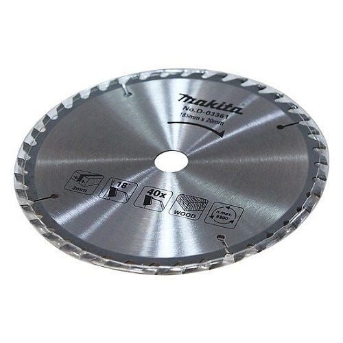 Lưỡi Cưa Hợp Kim 185Mmx20Mmx40T Makita D-03361