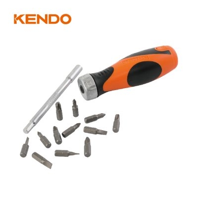 Bộ tua vít tự động kèm mũi vít 14 chi tiết Kendo - 20016