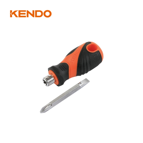 Bộ tua vít đổi đầu 2 trong 1 (1 đầu dẹt - 1 đầu bake) Kendo - 20217