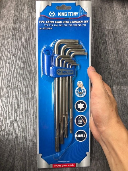 Bộ lục giác sao 9 cây Kingtony 20319PR