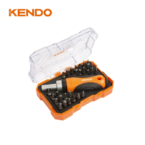Bộ tua vít tự động kèm mũi vít 27 chi tiết Kendo - 20665