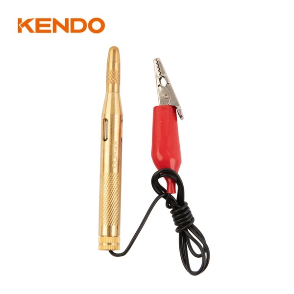 Bút thử điện DC 6-24V thân bằng đồng Kendo - 20906