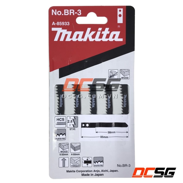 Lưỡi cưa lọng cắt gỗ Makita BR-3 A-85933