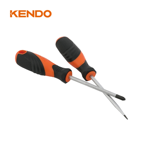 Bộ tua vít 2 cái gồm (1 tua vít dẹp - 1 tua vít bake) Kendo - 21112