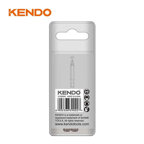Mũi vít bake 1 đầu PH1 × 50mm Kendo - 21220105