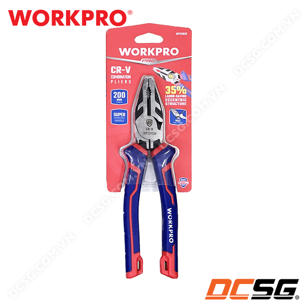 Kìm điện bằng thép CR-V  Workpro