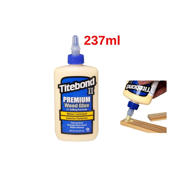 Keo dán gỗ Titebond II Premium Wood Blue 237ml