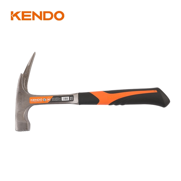 Búa nhổ đinh nguyên khối 600g, có nam châm giữ đinh, tay cầm bọc nhựa Kendo - 25152