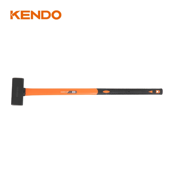 Búa đầu đá 5000g, tay cầm dài bằng sợi thủy tinh Kendo - 25309
