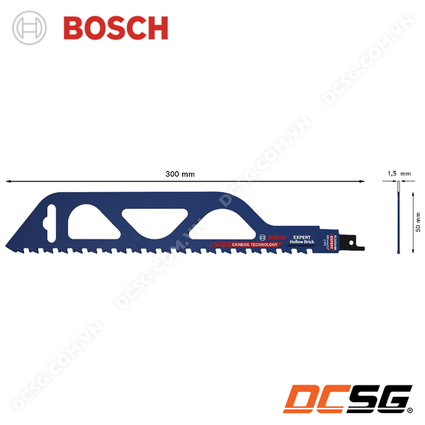 Lưỡi cưa kiếm cắt tường gạch ống EXPERT S1243HM Bosch 2608900417