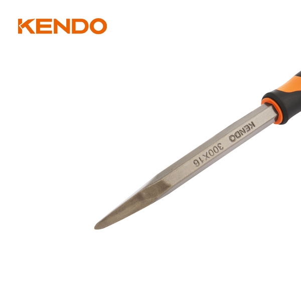 Đục nguội loại nhọn kích thước 16 × 300mm Kendo 26512