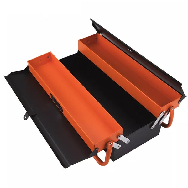 Hộp dụng cụ bằng kim loại ngăn kéo 3 khay kích thước 46x20x16cm Kendo - 90203