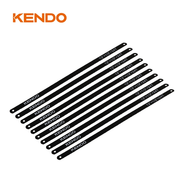 Bộ 10 lưỡi cưa kim loại bằng thép Bi-metal 24TPI kích thước 12