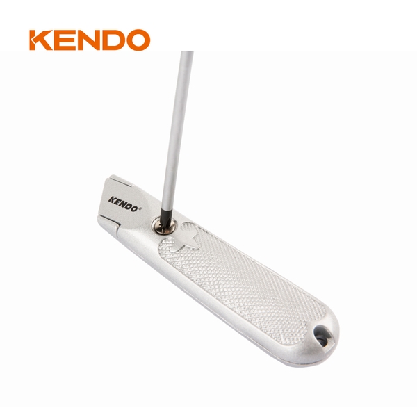 Zinc Alloy Body Tough Built Safety Utility Knife With Fixed Blade For Professional Cutting Kendo - 30600
