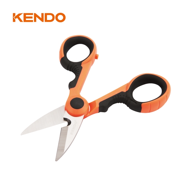 Kéo thợ điện bằng thép không gỉ 5.5 inch 140mm Kendo - 30703